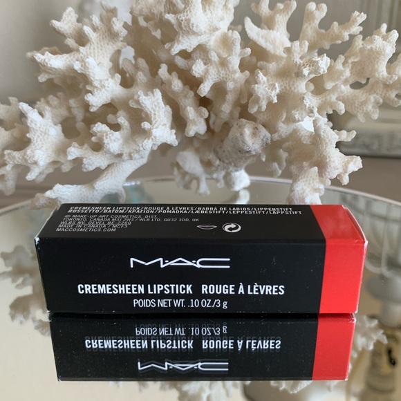MAC Cosmetics Other - MAC Cremesheen Lipstick Pretty Boy Shade 231 Classic Red Coral Discontinued Item